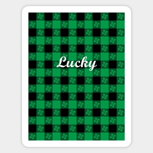 Lucky Clover pattern Sticker